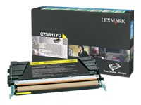 Lexmark - Lång livslängd - gul - original - tonerkassett LRP - för Lexmark CS736dn, CS748de 24B5806