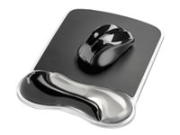 Kensington Duo Gel Mouse Wristrest Wave - Mustablett med handledskudde - tvåfärgad grafit 62399