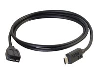 C2G 1m USB 3.1 Gen 1 USB Type C to USB Micro B Cable - USB C Cable Black - USB-kabel - 24 pin USB-C (hane) till Micro-USB typ B (hane) - USB 3.1 - 1 m - svart 88862