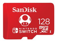 SanDisk - Flash-minneskort - 128 GB - UHS-I U3 - mikroSDXC UHS-I - för Nintendo Switch SDSQXAO-128G-GNCZN