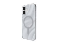 ZAGG Milan Snap - Baksidesskydd för mobiltelefon - MagSafe-kompatibilitet - grafen - virvlande glitter - för Apple iPhone 17 702318992