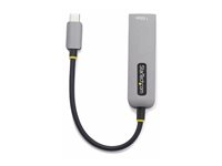 StarTech.com USB-C to Ethernet Adapter, NIC, 1Gbps - Nätverksadapter - USB-C 3.2 Gen 1 - Gigabit Ethernet + USB-C 3.2 Gen 1 - rymdgrå 1GPD3-USB-C-ETHERNET