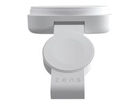 ZENS 2-in-1 - Trådlös laddningsplatta - 2-i-1 MagSafe + Watch - 20 Watt - på kabel: USB-C - vit - för Apple AirPods with MagSafe Charging Case; AirPods Pro; iPhone 12, 13, 14 ZEDC24W/00