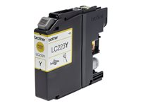 Brother LC223Y - Gul - original - bläckpatron - för Brother DCP-J4120, J562, MFC-J4625, J480, J5320, J680, J880; Business Smart MFC-J4420 LC223Y