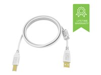 Vision Techconnect 2 - USB-kabel - USB typ B (hane) till USB (hane) - USB 2.0 - 5 m - vit TC2 5MUSB