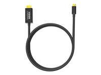 VISION - Adapterkabel - 24 pin USB-C hane till HDMI hane - 2 m - svart - 8K UHD-stöd (7680 x 4320) TC 2MUSBCHDMI8K/BL