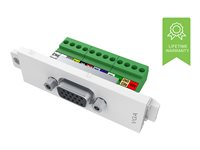 VISION TechConnect 3 VGA female module - Modulkontaktplatta med insnäppsfästen - HD-15 TC3 VGAF