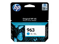 HP 963 - 9.5 ml - cyan - original - Officejet - bläckpatron - för Officejet 9012; Officejet Pro 90XX 3JA23AE#LS3