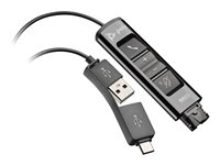 Poly DA85 - Headset-kabel - USB, 24 pin USB-C hane till Snabburkoppling hane - 1.3 m - för OMEN 40L by HP GT21-1026nd; Poly DA70, DA75, DA80, DA85-M 786C7AA