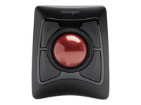 Kensington Expert Mouse Wireless Trackball - Styrkula - höger- och vänsterhänta - optisk - 4 knappar - trådlös - 2.4 GHz, Bluetooth 5.0 LE - Bluetooth USB-adapter - svart K72359WW