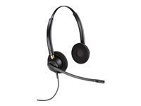 Poly EncorePro HW520D - EncorePro 500 series - headset - på örat - kabelansluten - Quick Disconnect - svart - Certifierad för Skype for Buisness 783P5AA
