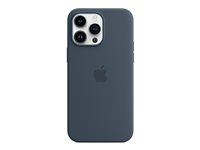 Apple - Baksidesskydd för mobiltelefon - med MagSafe - silikon - stormblå - för iPhone 14 Pro Max MPTQ3ZM/A