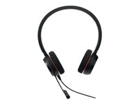 Jabra Evolve 20 UC stereo - Headset - på örat - kabelansluten - USB-C - ljudisolerande 4999-829-289
