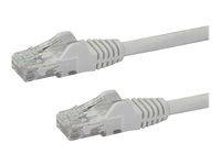 StarTech.com 10m CAT6 Ethernet Cable, 10 Gigabit Snagless RJ45 650MHz 100W PoE Patch Cord, CAT 6 10GbE UTP Network Cable w/Strain Relief, White, Wiring is UL Certified/TIA - Category 6 - 24AWG (N6PATC10MWH) - Patch-kabel - RJ-45 (hane) till RJ-45 (hane) - 10 m - CAT 6 - formpressad, hakfri - vit N6PATC10MWH