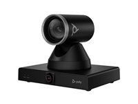 HP Poly Studio E60 - Konferenskamera - PLZ - färg - 2 x 8 MP - 3840 x 2160 - 4K UHD (3840 x 2160), 2160p - ljud - LAN - USB 3.0 - Likström 12 V/PoE Plus 9W1A6AA#AC3