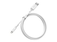OtterBox Standard - Lightning-kabel - USB hane till Lightning hane - 1 m - molndrömfärgad vit 78-52526