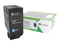 Lexmark - Cyan - original - tonerkassett LCCP, LRP, Lexmark Corporate - för Lexmark CS720de, CS720dte, CS725de, CS725dte, CX725de, CX725dhe, CX725dthe 74C20CE