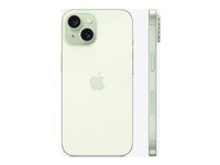 Apple iPhone 15 - 5G smartphone - dual-SIM / Internal Memory 128 GB - OLED-skärm - 6.1" - 2556 x 1179 pixlar - 2 bakre kameror 48 MP, 12 MP - front camera 12 MP - grön MTP53QN/A
