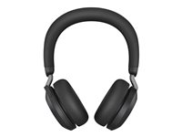 Jabra Evolve2 75 - Headset - på örat - Bluetooth - trådlös - aktiv brusradering - USB-C - ljudisolerande - svart - Certifierad för Microsoft-teams 27599-999-899
