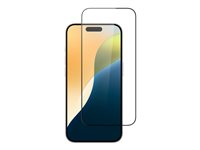Screenor - Skärmskydd för mobiltelefon - glas - svart - för Apple iPhone 16 Pro Max 16061SN
