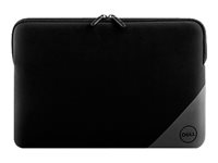 Dell Essential Sleeve 15 - Fodral för bärbar dator - 15" - svart med silksreen med Dell-logotyp - 3 Years Basic Hardware Warranty - för Latitude 3520, 5421, 55XX; Vostro 13 5310, 14 5410, 15 3510, 15 5510, 15 7510, 5415, 5515 ES-SV-15-20
