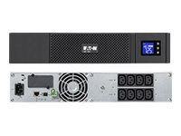 Eaton 5SC 1500i - UPS - AC 230 V - 1050 Watt - 1500 VA - RS-232, USB - utgångskontakter: 8 - 2U - svart 5SC1500IR