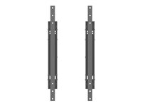 Multibrackets M Pro Series - Monteringskomponent (2 intryckbara, utdragbara armar) - för LCD-display - stål - svart - skärmstorlek: 40"-65" 7350105210464