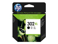 HP 302XL - 8.5 ml - Lång livslängd - svart - original - bläckpatron - för Deskjet 1110, 21XX, 36XX; ENVY 45XX; Officejet 38XX, 46XX, 52XX F6U68AE#UUS