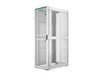 APC NetShelter SX Gen 2 - Rack skåp - 2258 H x 750 B x 1200 D mm, med sidor - golvstående - vit - 48U - 19" - TAA-kompatibel - för P/N: SC500RM1U, SMT1000RM1U, SMT750RM1U, SMT750RM2UCNC, SRTL2K2RM1UWC, SRTL3KRM1UIC AR3357W2