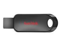 SanDisk Cruzer Snap - USB flash-enhet - 128 GB - USB 2.0 SDCZ62-128G-G35