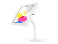 Compulocks Apex - Monteringssats (hölje, flexible arm mount) - för surfplatta - låsbar - metallram - vit - för Apple iPad A16 Wi-Fi, A16 Wi-Fi + Cellular 159W209APXW