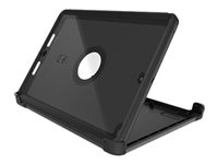 OtterBox Defender Series - Skyddsfodral för surfplatta - polyester, polykarbonat, syntetiskt gummi - svart - för Apple 10.2-inch iPad (7:e generation, 8:e generation, 9:e generation) 77-62032