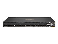 HPE Aruba 6300M 24p SFP+ LRM support and 2p 50G and 2p 25G MACsec Switch - Switch - L3 - Administrerad - 24 x 1 Gigabit / 10 Gigabit SFP+ + 2 x 1 Gb/10 Gb/25 Gb/50 Gb SFP56 (upplänk/stapling) + 2 x 1 Gigabit / 10 Gigabit / 25 Gigabit SFP - framsidan och sida till baksidan - rackmonterbar R8S92A