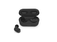 Belkin SoundForm Play - True wireless-hörlurar med mikrofon - inuti örat - Bluetooth - aktiv brusradering - midnatt AUC005BTBK