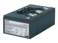 APC Replacement Battery Cartridge #8 - UPS-batteri - Bly-syra - svart - för P/N: SU1400RM, SU1400RMBX120, SU1400RMI, SU1400RMX106, SU1400RMX176, SU1400RMX93 RBC8