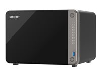 QNAP TS-AI642 - NAS-server - 6 fack - SATA 6Gb/s - RAID RAID 0, 1, 5, 6, 10, 50, JBOD - RAM 8 GB - Gigabit Ethernet / 2.5 Gigabit Ethernet - iSCSI support TS-AI642-8G