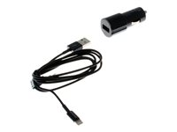 Insmat - Strömadapter för bil - 2.4 A (USB) - svart 520-8860