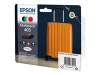 Epson 405 Multipack - 4-pack - svart, gul, cyan, magenta - original - blister med RF-larm/akustiskt larm - bläckpatron - för WorkForce WF-7310, 7830, 7835, 7840; WorkForce Pro WF-3820, 3825, 4820, 4825, 4830 C13T05G64020
