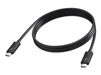 Vision - USB-kabel - USB-C (hane) till USB-C (hane) - USB 3.2 Gen 1 - 5 A - 2 m - 8K60Hz stöd - svart TC 2MUSBCTB4/BL