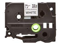 Brother TZe-S261 - Extrastark häftning - svart på vitt - Rulle 3,6 cm x 8 m) 1 kassett(er) bandlaminat - för P-Touch PT-3600, 9200, 9500, 9600, 9700, 9800, D800, P900, P950; P-Touch Cube PT-P910 TZES261