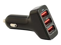 C2G Smart - Strömadapter för bil - 4.8 A - 3 utdatakontakter (USB) - svart 80923