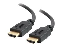 C2G 1m High Speed HDMI Cable with Ethernet - 4K - UltraHD - HDMI-kabel med Ethernet - HDMI hane till HDMI hane - 1 m - svart 82004