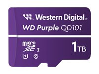 WD Purple WDD100T1P0C-85AEL0 - Flash-minneskort - 1 TB - UHS-I U1 / Class10 - microSDXC - lila WDD100T1P0C-85AEL0