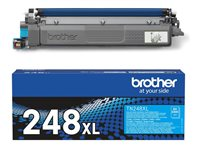 Brother TN248XLC - Lång livslängd - cyan - original - box - tonerkassett - för Brother DCP-L3520, DCP-L3560, HL-L3220, HL-L3240, HL-L8240, MFC-L3760, MFC-L8390 TN248XLC