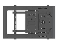 Multibrackets M Hospitality Flexarm with STB Enclosure - Konsol - för LCD-display - svart - skärmstorlek: 37"-70" - väggmonterbar 7350105210198