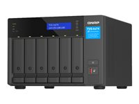 QNAP TVS-H674 - NAS-server - 6 fack - SATA 6Gb/s - RAID JBOD, RAID 0, 1, 5, 6, 10, 50, TM, RAID TP - RAM 32 GB - Gigabit Ethernet / 2.5 Gigabit Ethernet - iSCSI support TVS-H674-I5-32G