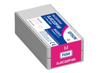 Epson SJIC22P(M) - Magenta - original - bläckpatron - för TM C3500 C33S020603