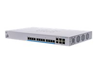 Cisco Business 350 Series CBS350-12NP-4X - Switch - L3 - Administrerad - 12 x 100/1000/2.5G/5GBase-T (PoE+) + 2 x combo 10 Gigabit SFP+/RJ-45 + 2 x 10 Gigabit SFP+ - rackmonterbar - PoE+ (375 W) - återanvänd CBS350-12NP4XUK-RF