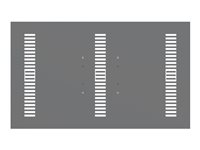 Multibrackets M Pro Series - Monteringskomponent (bakplatta med stöldskydd) - för digital skylt - liten - stål - svart - skärmstorlek: 43" - kapsling 7350105211126