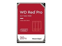 WD Red Pro WD202KFGX - Hårddisk - 20 TB - inbyggd - 3.5" - SATA 6Gb/s - 7200 rpm 7211320T-7050500-000-RS